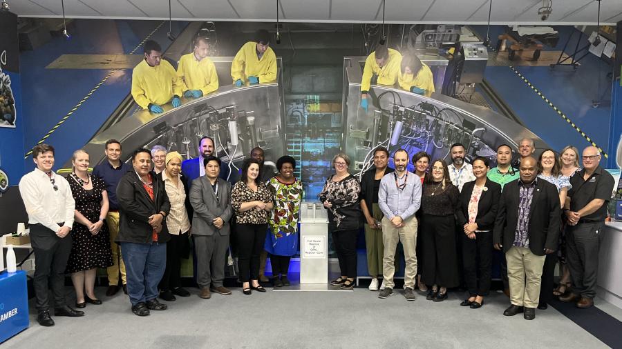 IAEA Team at the ANSTO Discovery Centre